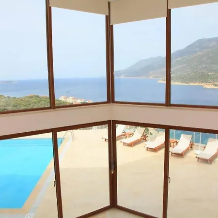 Lara With Private Pool And Sea View, Located In Antalya Peninsula Kaş